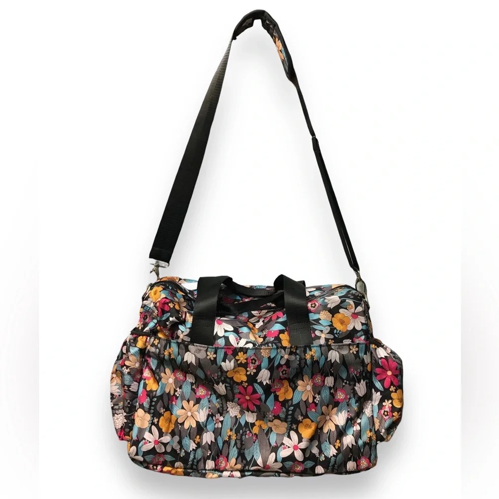 TREND LAB Floral Print Diaper Duffle Bag